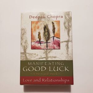 Deepak Chopra Manifesting Good Luck a 50 Card Deck
